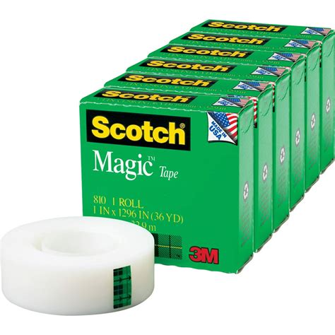 The Difference Between Scotch Magic Tape and Other Adhesive Tapes: 6 Rolls Comparison